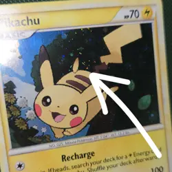 FART SWIRL 🌀💫 Pikachu HGSS03 Cosmos Holo Promo 2010 Pokemon Card - Image 1
