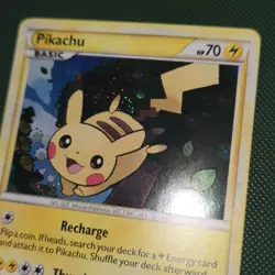 FART SWIRL 🌀💫 Pikachu HGSS03 Cosmos Holo Promo 2010 Pokemon Card - Image 2