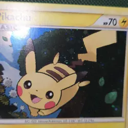FART SWIRL 🌀💫 Pikachu HGSS03 Cosmos Holo Promo 2010 Pokemon Card - Image 3
