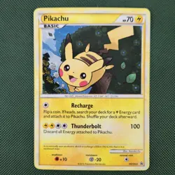 FART SWIRL 🌀💫 Pikachu HGSS03 Cosmos Holo Promo 2010 Pokemon Card - Image 4