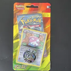 Pokemon Ancient Origins Booster Pack with Blissey Promo Card & Coin - 2015 - Image 1