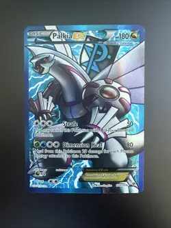 Pokemon Palkia EX Team Plasma 100 Full Art Holo Card 100 /101 Plasma Blast - Image 1