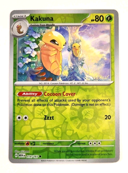 Kakuna - 014/165 - Reverse Holo - Scarlet & Violet 151 - Pokemon Card - Image 1