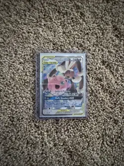 Tag Team Mega Lopunny Jigglypuff GX Cosmic Eclipse Card 165/236 Pokemon TCG - Image 1