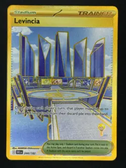 Levincia 244/182 Sv10: Destined Rivals Holo (Hyper Rare) Gold Card - Image 2