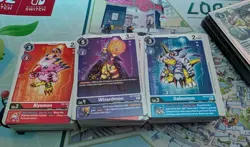 Large Digimon TCG Bulk Lot Includes Rares/Holos Mixed Cards - Image 3