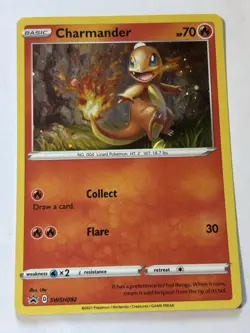 Charmander SWSH092, NM, Holo, Promo, Sword & Shield, Pokemon TCG Cards - Image 1