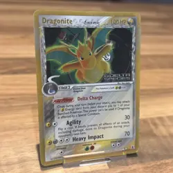 Dragonite EX 3/113 Delta Species Stamped Reverse Holo Rare Pokemon Card 2005 - Image 1