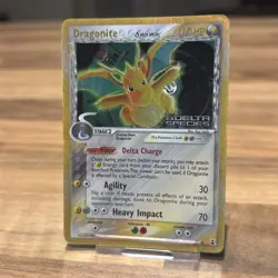 Dragonite EX 3/113 Delta Species Stamped Reverse Holo Rare Pokemon Card 2005 - Image 2