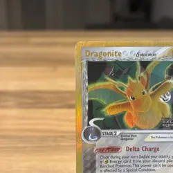 Dragonite EX 3/113 Delta Species Stamped Reverse Holo Rare Pokemon Card 2005 - Image 4