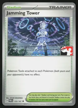 Pokemon Jamming Tower 153/167 Prize Pack Series Cards Non-Holo Pack Fresh - NM - Image 1