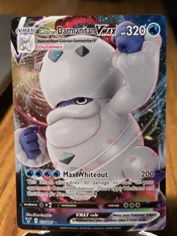 Galarian Darmanitan VMAX 037/185 Swsh04: Vivid Voltage Rare Pokemon Card - Image 1