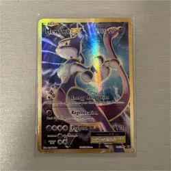Mewtwo EX Full Art Ultra Rare Holo 103/108 Evolutions Pokemon Card - Image 1