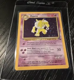 Hypno Fossil Set Holo Rare 90 HP 8/62 1999 Pokemon TCG English Card - Image 1