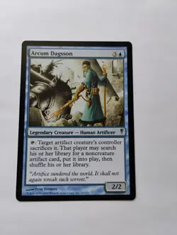 Magic: The Gathering Arcum Dagsson Coldsnap Rare Legendary Creature Blue Regular - Image 1
