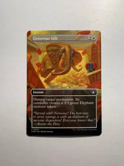 Generous Gift (Borderless) 624 MTG Commander Masters - Image 1