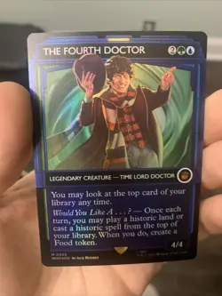The Fourth Doctor (SHOWCASE FOIL) Doctor Who MAGIC/MTG - Image 1