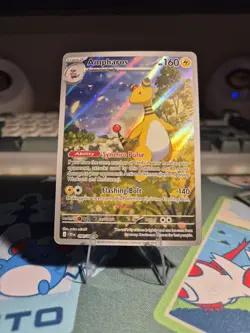 Pokemon TCG Ampharos 090/086 NM Chaos Rising Illustration Rare Pack Fresh - Image 1