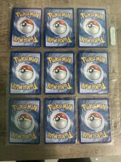 Pokemon TCG Mixed Set Of Nine Cards In Binder Sleeve - Image 2