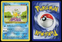 SQUIRTLE 63/102 COMMON BASE SET UNLIMITED POKEMON MP - Image 3