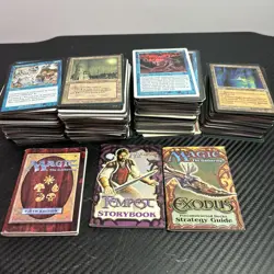 Large Lot of Vintage Magic The Gathering Trading Cards 90's - Image 1