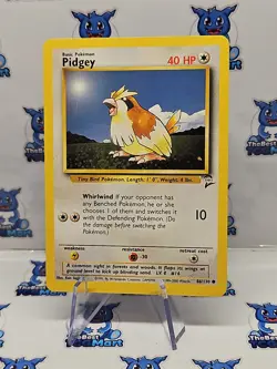 Pokemon Pidgey Base Set 2 86/130 LP - Image 1