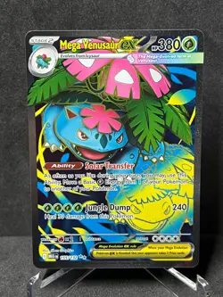 Pokemon Mega Venusaur ex 155/132 Mega Evolution Holo Ultra Rare Near Mint - Image 1