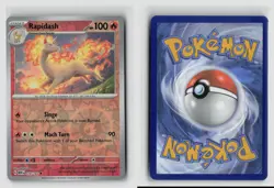 Rapidash #078/165 Sv Scarlet & Violet 151 Reverse Holo Pokemon TCG NM - Image 3
