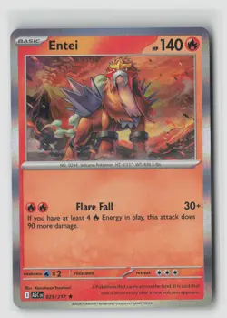 Entei #025/217 Me Ascended Heroes Holo Rare Pokemon TCG NM - Image 1