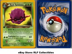 2002 Pokemon, Neo Destiny, #35/105 Dark Forretress, 1st Edition, Uncommon - Image 1