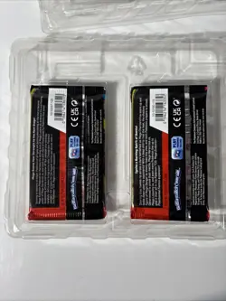 X 2 Pokemon Mega Evolution & Phantasmal Flames Single Booster Pack SEALED - Image 4