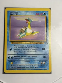 Pokemon TCG Lapras Fossil 25/62 Regular 1999-2000 Wizards Base Set - Image 2