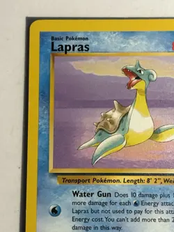 Pokemon TCG Lapras Fossil 25/62 Regular 1999-2000 Wizards Base Set - Image 3