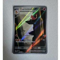 Pokemon TCG Charmeleon 169/165 SV 151 Illustration Rare Holo Full Art EN - Image 1