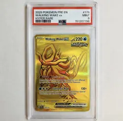 2023 POKEMON OBF WALKING WAKE AND PIGEOT EX SIR #225 Psa 9 - Image 3