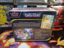 Pokemon TCG - Chaos Rising Pokemon Centre PC ETB C/W Acrylic Case New & Sealed - Image 4