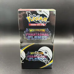 Pokemon TCG Mega Evolution Phantasmal Flames Half Booster Box 18 Packs SEALED - Image 1