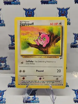 Pokemon Jigglypuff Base Set 2 77/130 LP - Image 1
