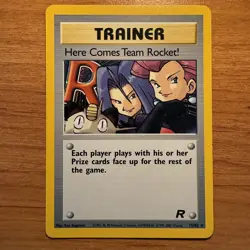 Here Comes Team Rocket! 15/82 Holo Rare Team Rocket Pokemon TCG LP - Image 1