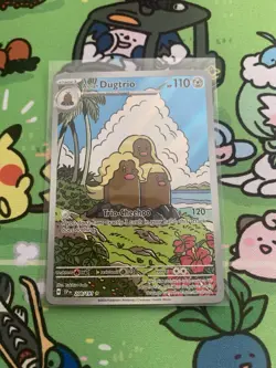 Pokemon TCG: Alolan Dugtrio 208/191 Illustration Rare Surging Sparks NM - Image 1