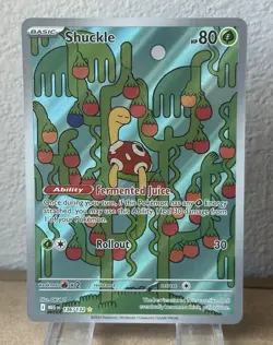 Shuckle 136/132 Me01: Mega Evolution Pokemon TCG Illustration Rare English NM - Image 1