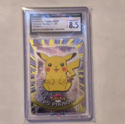Topps 2000 Pokemon Topps Chrome Series 1 Pikachu #25 Holo CGC 8.5 Graded - Image 1