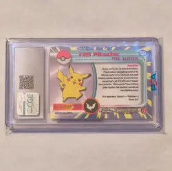 Topps 2000 Pokemon Topps Chrome Series 1 Pikachu #25 Holo CGC 8.5 Graded - Image 2
