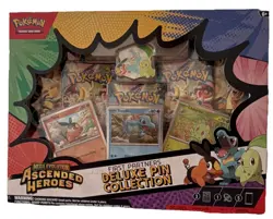 Pokemon TCG Mega Evolution—Ascended Heroes Deluxe Pin Box Promo 2024 6+ - Image 1