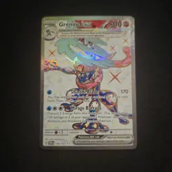 Greninja EX 198/167 Twilight Masquerade Ultra Rare Holo Pokemon TCG - Image 1