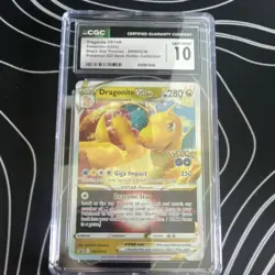 Pokemon Dragonite VSTAR Black Star Promo Holo SWSH236 CGC 10 280HP - Image 1