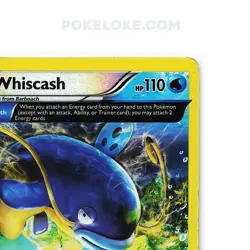 Pokemon TCG Whiscash 41/160 Reverse Holo Rare XY Primal Clash - LP/MP - Image 5