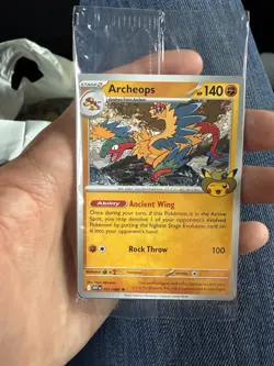 Pokemon Field Museum Fossil Exhibit Archeops Promo SEALED 051/086 - Image 1