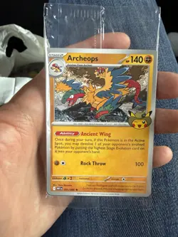 Pokemon Field Museum Fossil Exhibit Archeops Promo SEALED 051/086 - Image 2