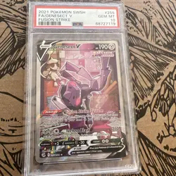2021 Pokemon Fusion Strike Genesect V Full Alternate Alt Art #255/264 PSA 10 - Image 1